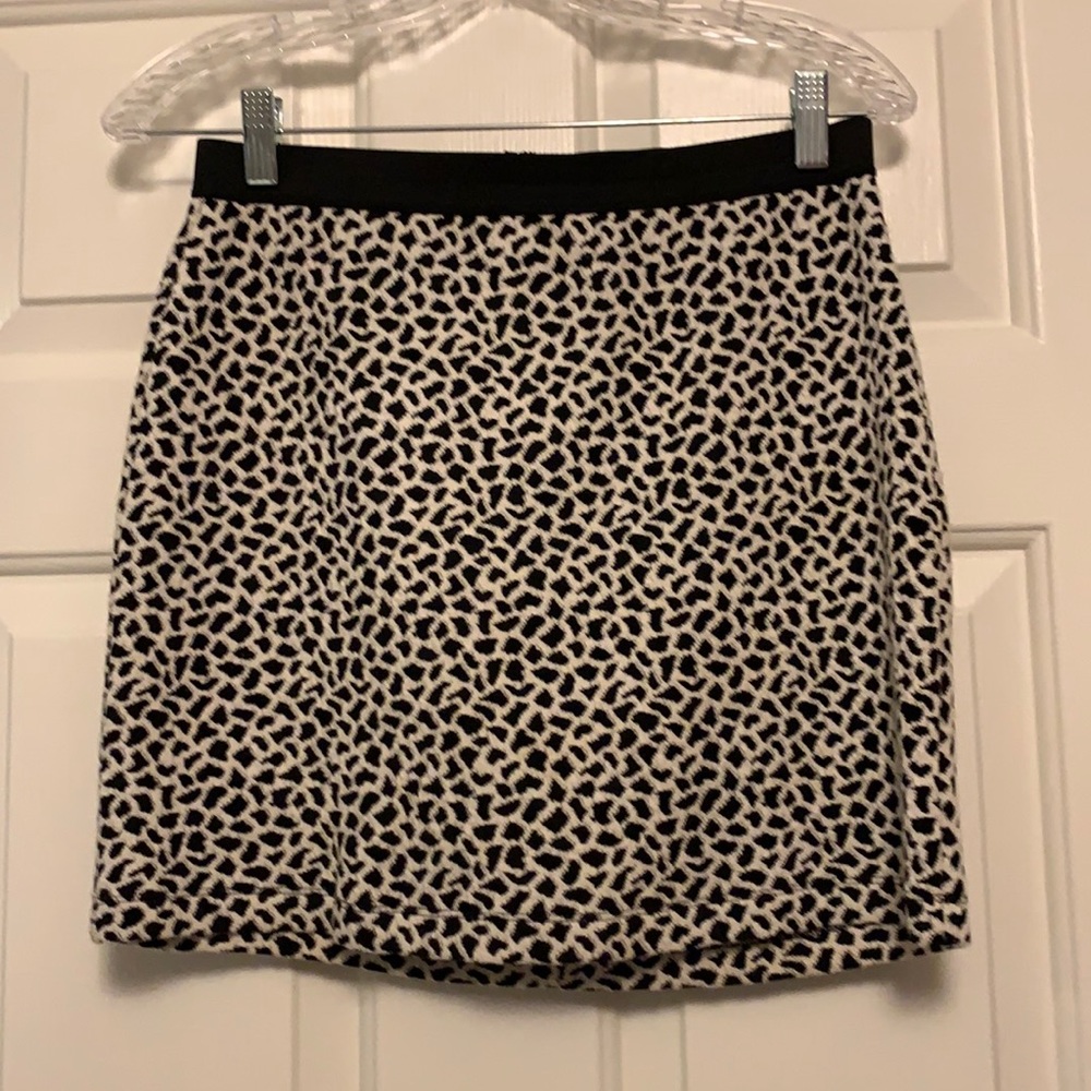 Black and white skirt